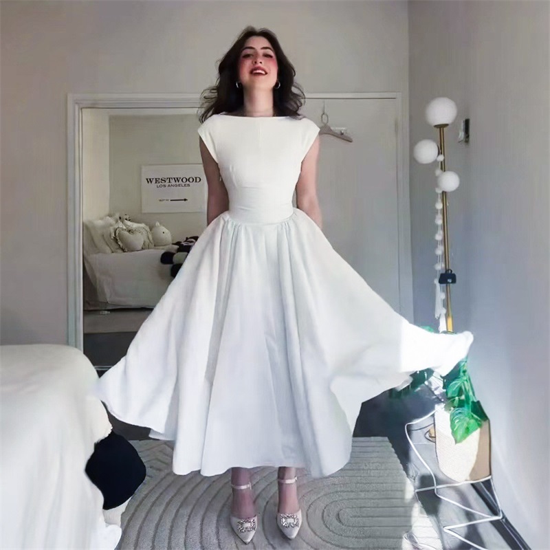 Formal Wear Gowns For Women - Elegante prinses dames galajurk sexy o-schouder