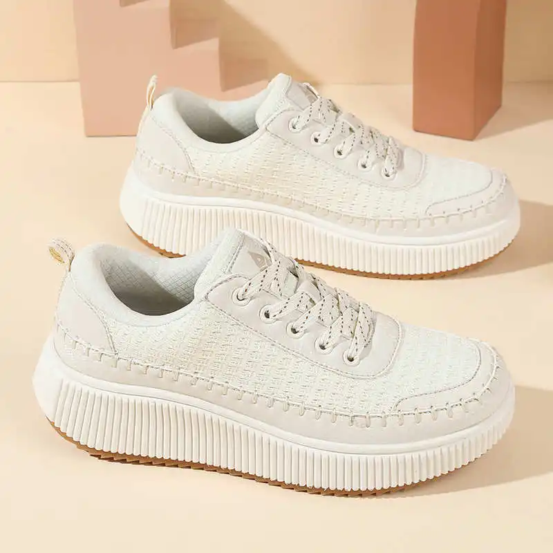 Women Formal Office Wear Shoes - Bruine schoenen Dames Flats Herfstlaarzen Sneakers