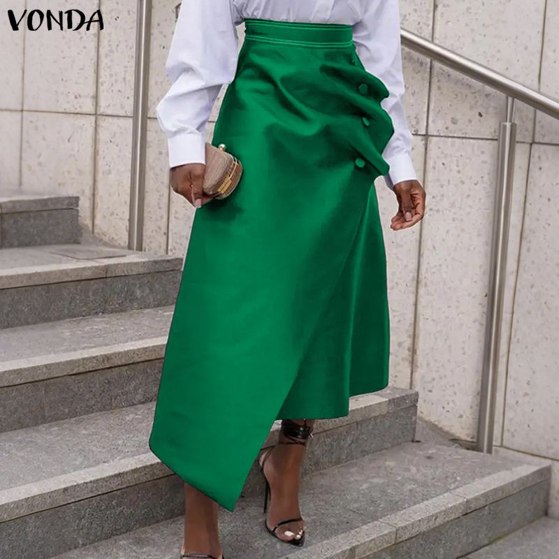 Pencil Skirt Midi - VONDA Plus Size 5XL Elegante Vrouwen