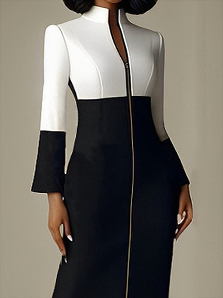 Damescontrastkleurige V-hals r - Women Formal Wear H&M recensie en prijs