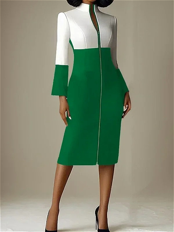 Damescontrastkleurige V-hals r - Women Formal Wear H&M recensie en prijs
