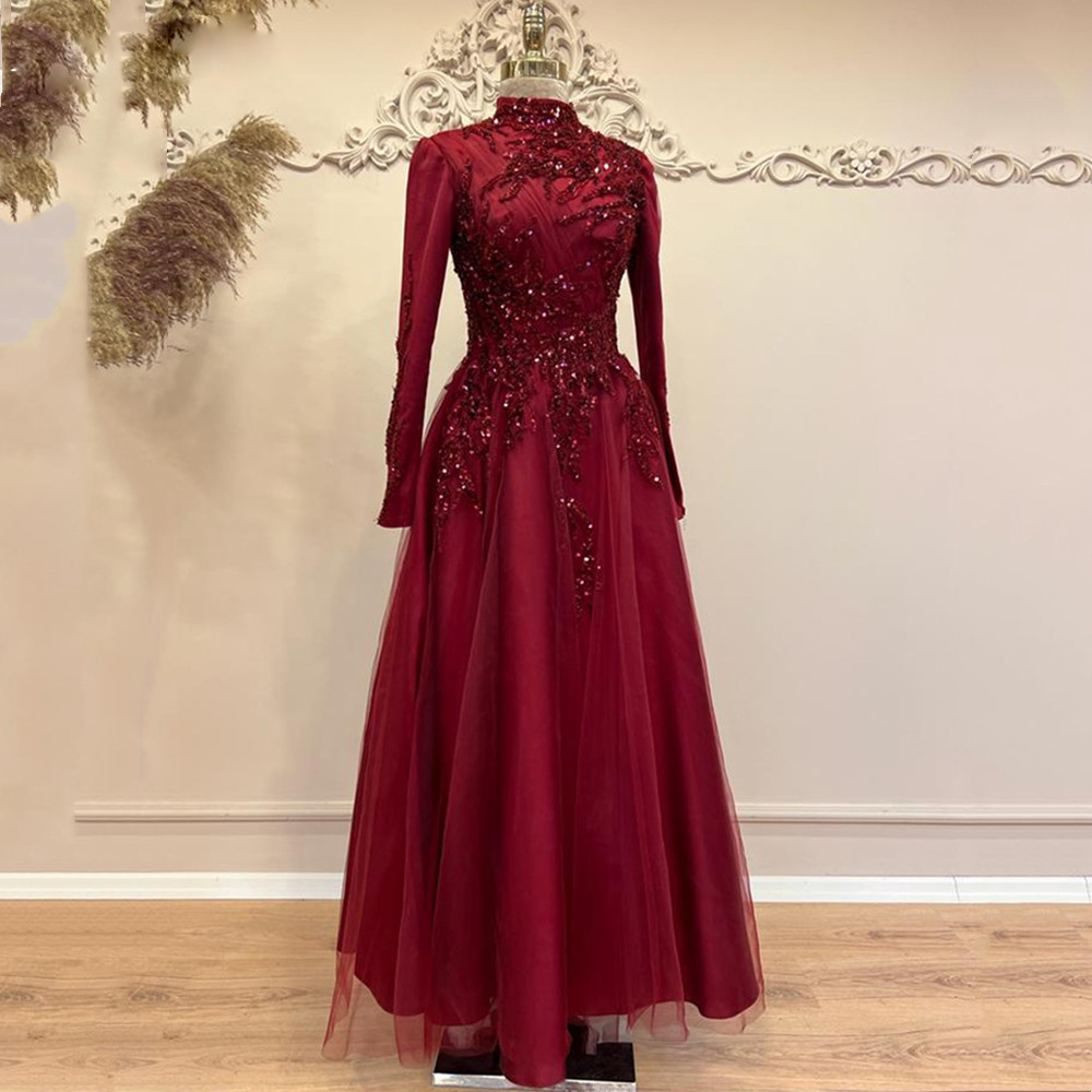 Kralen Enkellange A-Lijn Galaj - Formal Wear Gowns For Women recensie en prijs