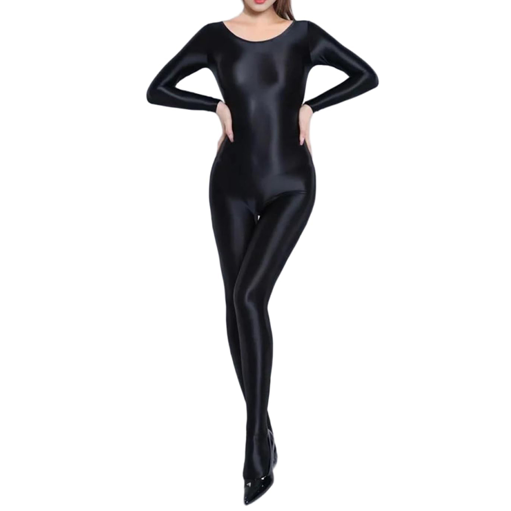 Vrouwen Olie Glanzende Lange M - Women'S Formal Wear Jumpsuit recensie en prijs