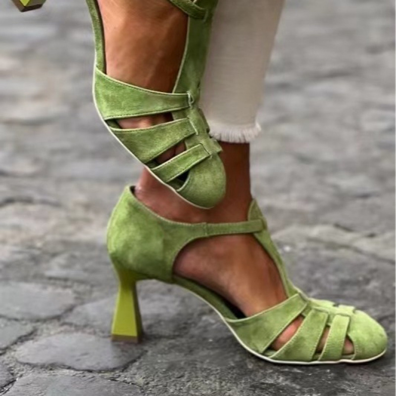 Dames Groene Suède Kitten Heel - Kitten Heel Women recensie en prijs