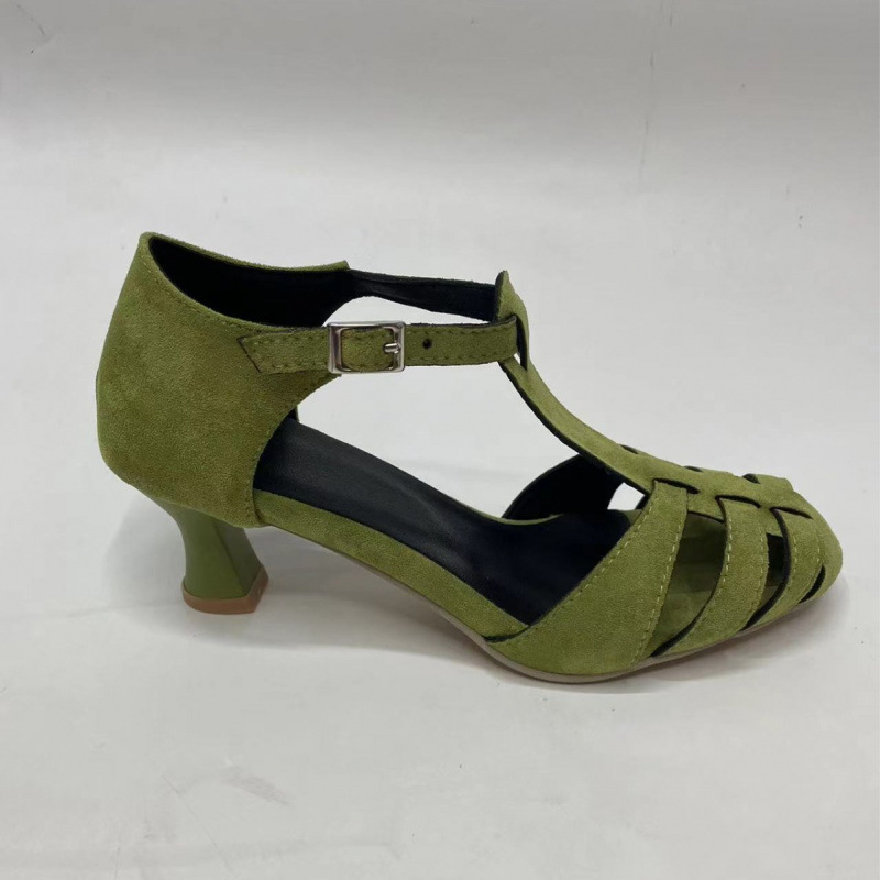 Dames Groene Suède Kitten Heel - Kitten Heel Women recensie en prijs