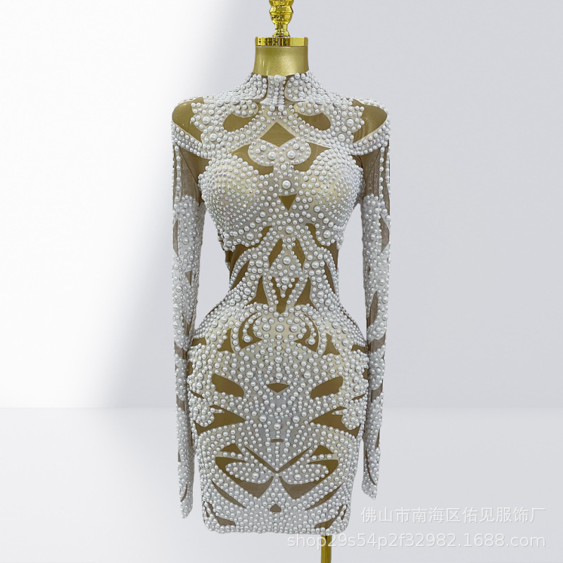 Luxe Hot Bead Perspective Mesh - Women Formal Wear H&M recensie en prijs