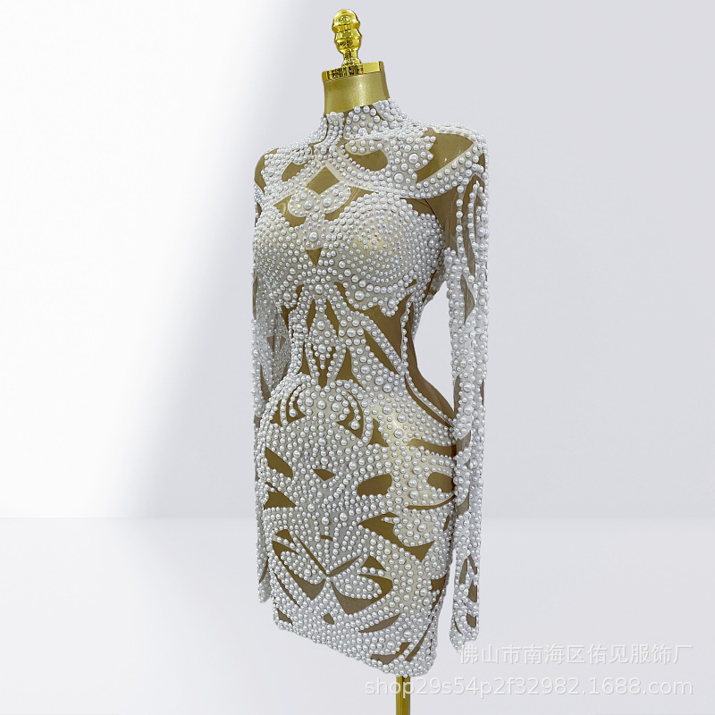 Luxe Hot Bead Perspective Mesh - Women Formal Wear H&M recensie en prijs