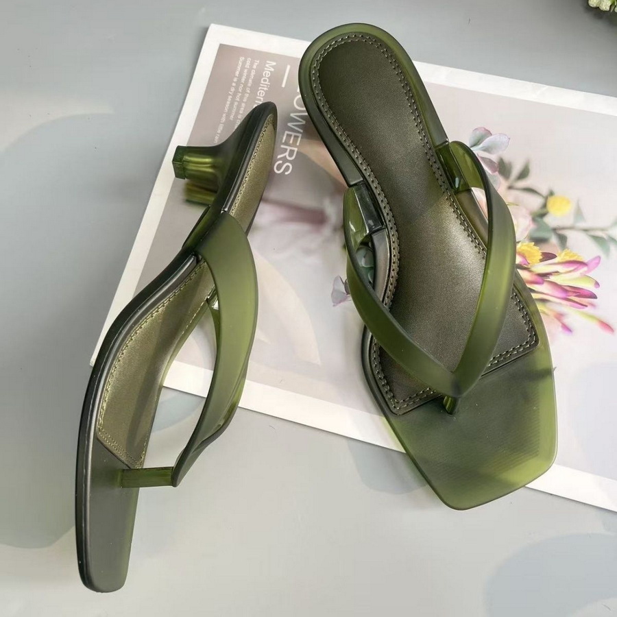 Koreaanse gedempte toon olijfg - Kitten Heel Women recensie en prijs