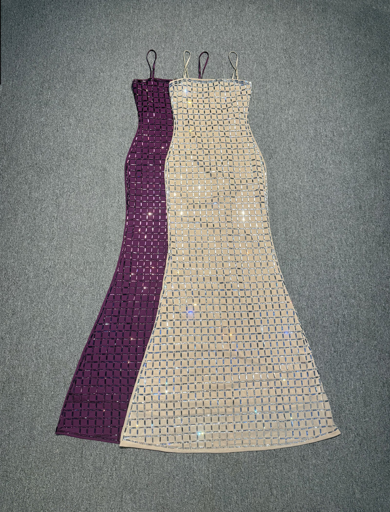 Paars Kristal Vrouwen Prom Jur - Formal Wear Gowns For Women recensie en prijs