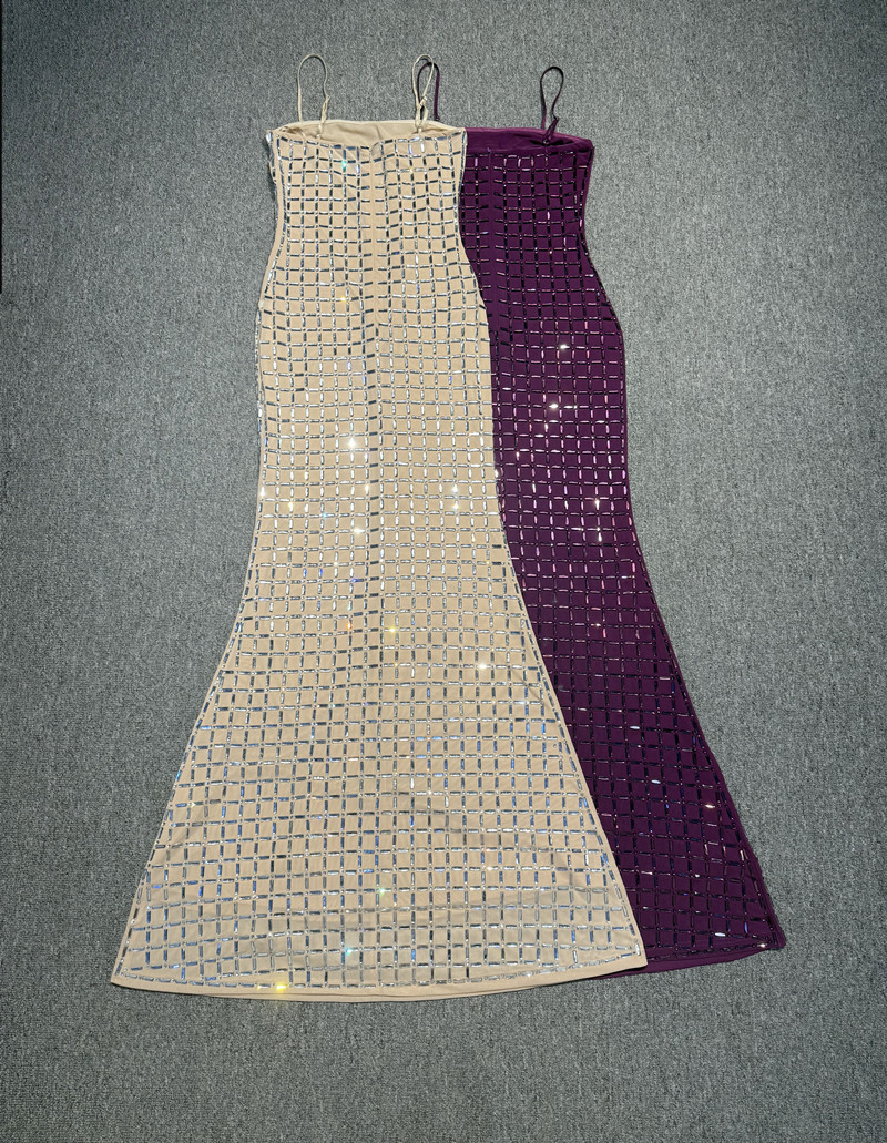 Paars Kristal Vrouwen Prom Jur - Formal Wear Gowns For Women recensie en prijs