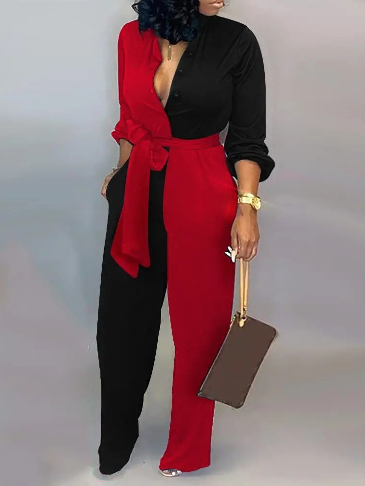 Vrouwen Mode Brief Print Lange - Women'S Formal Wear Jumpsuit recensie en prijs