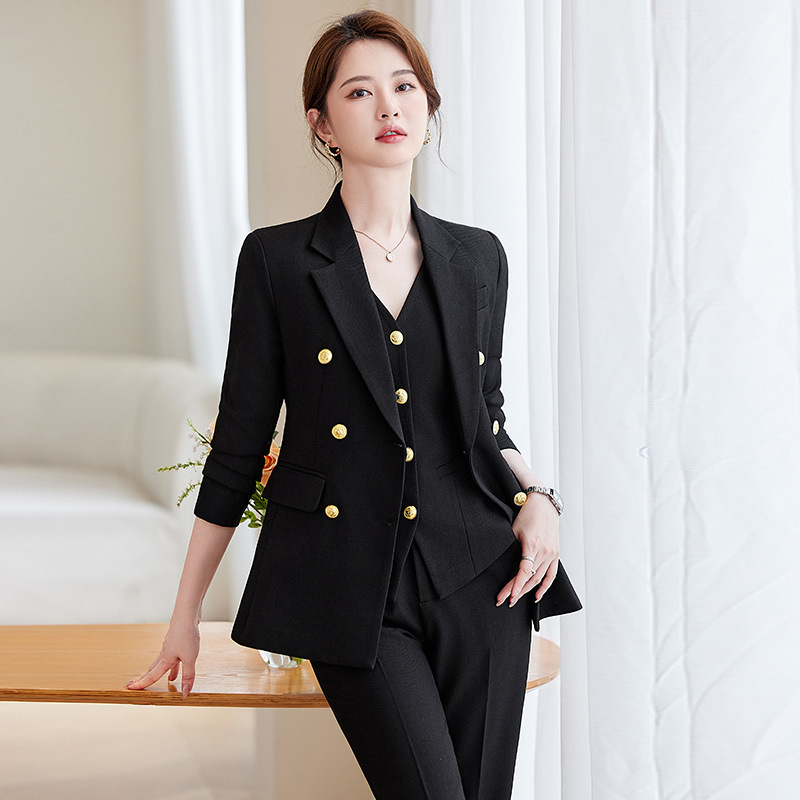 Marineblauwe pakset voor dames - Women'S Formal Wear Pants Suit recensie en prijs