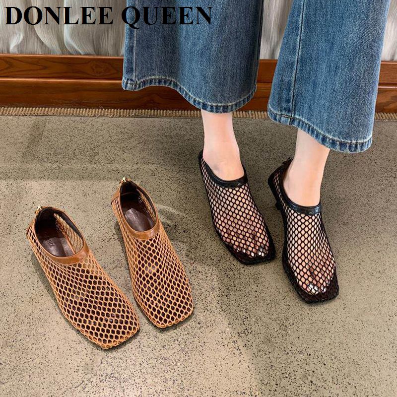 Vintage mesh muiltjes met vier - Kitten Heel Women recensie en prijs