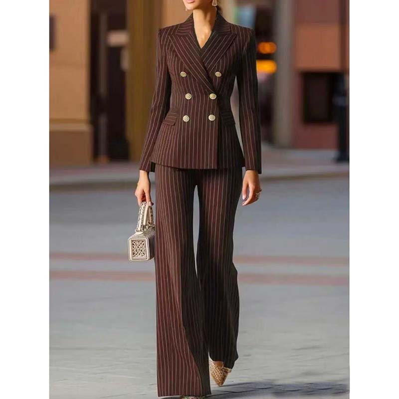 Herfst broekpak dames gestreep - Women'S Formal Wear Jackets recensie en prijs