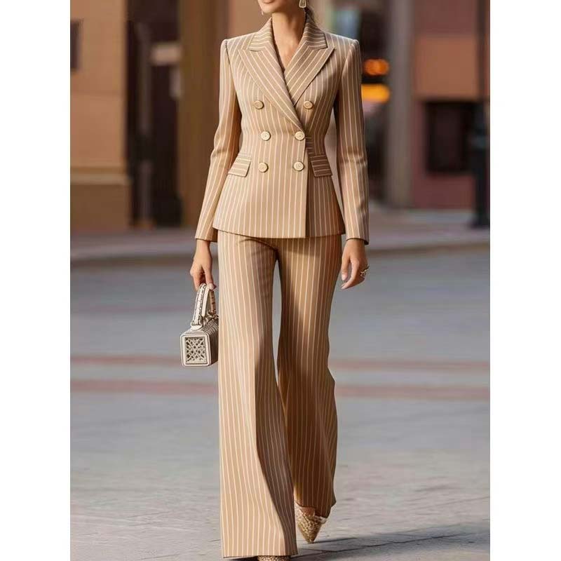 Herfst broekpak dames gestreep - Women'S Formal Wear Jackets recensie en prijs