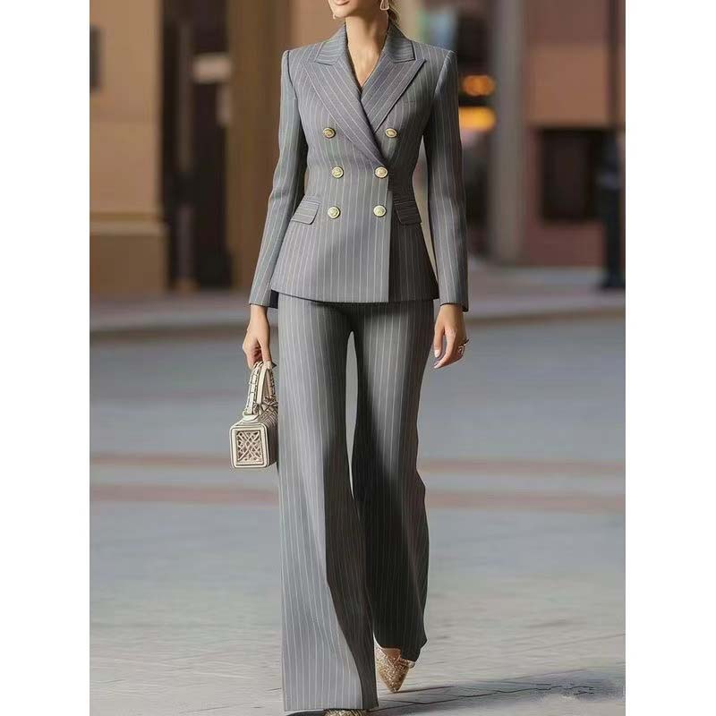 Herfst broekpak dames gestreep - Women'S Formal Wear Jackets recensie en prijs