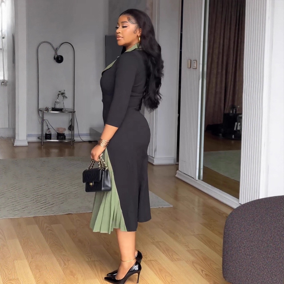 Modekleurige blokkleurige A-li - Women Formal Wear H&M recensie en prijs